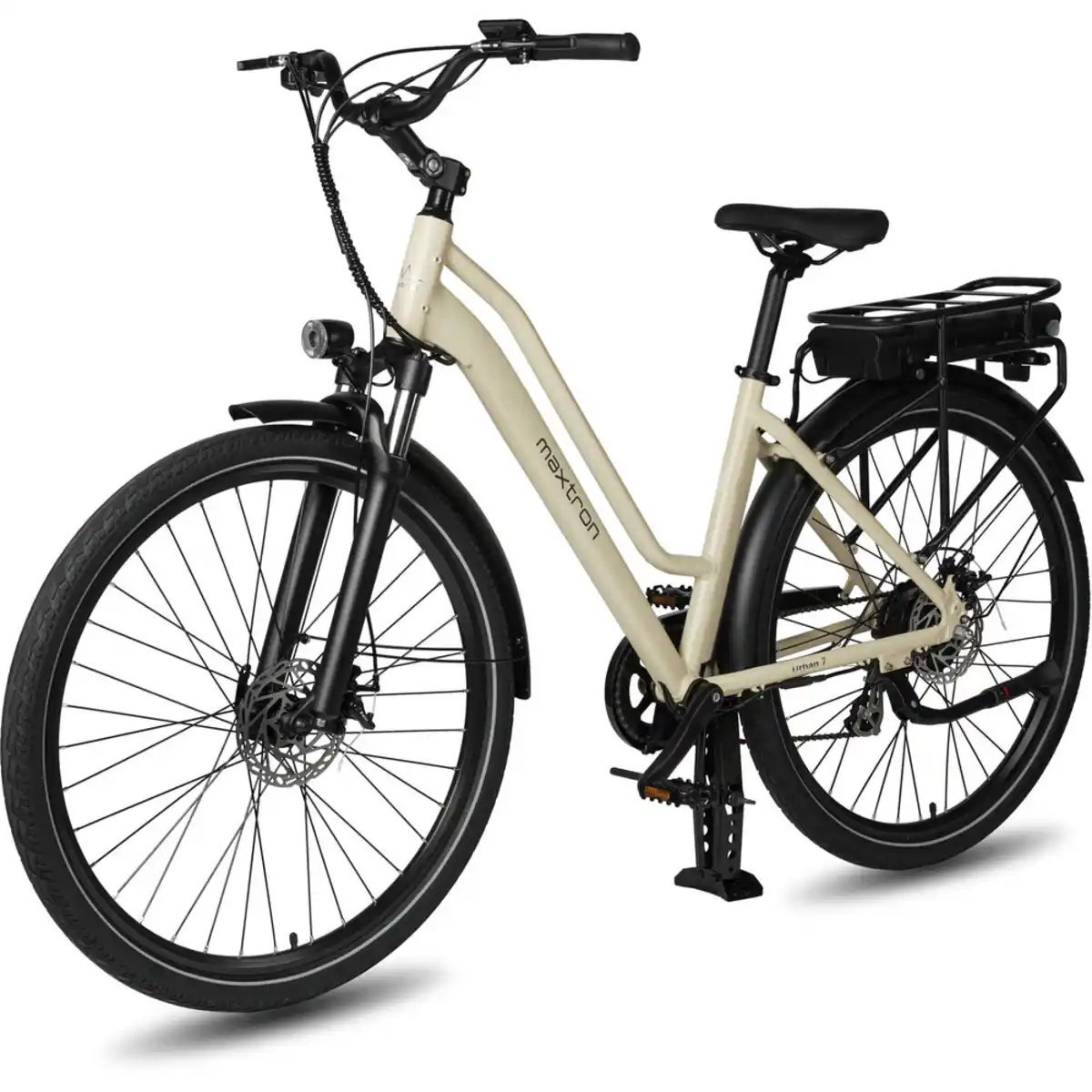 Bild 1 von City E-Bike Maxtron "Urban 7" 28" creme-weiß