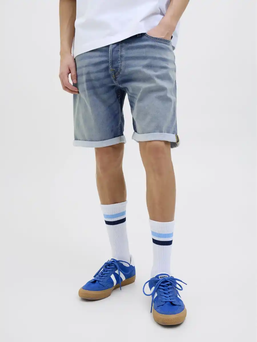 Bild 1 von Jack & Jones JJIRICK Jeansshorts Blau