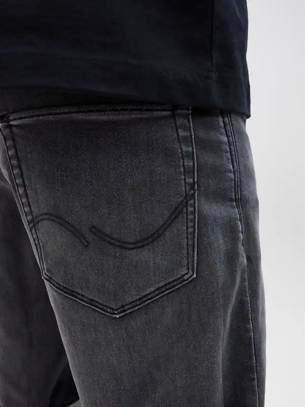Bild 3 von Jack & Jones JJIRICK Jeansshorts Schwarz