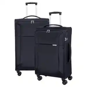 LIVE IN STYLE Trolley Kofferset Ultraleicht, Schwarz