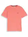 Bild 3 von Herren T-Shirt in melierter Piqué-Optik Rot