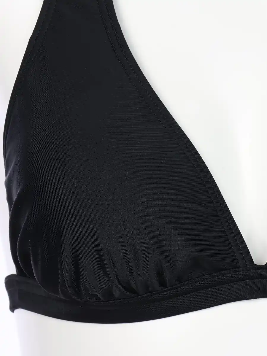 Bild 3 von Damen Bikini Triangel Top Schwarz