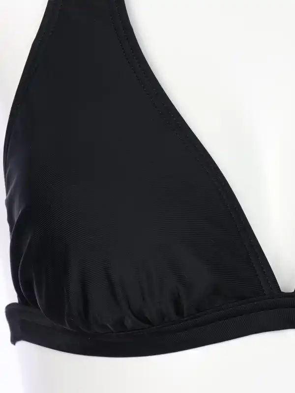 Bild 3 von Damen Bikini Triangel Top Schwarz