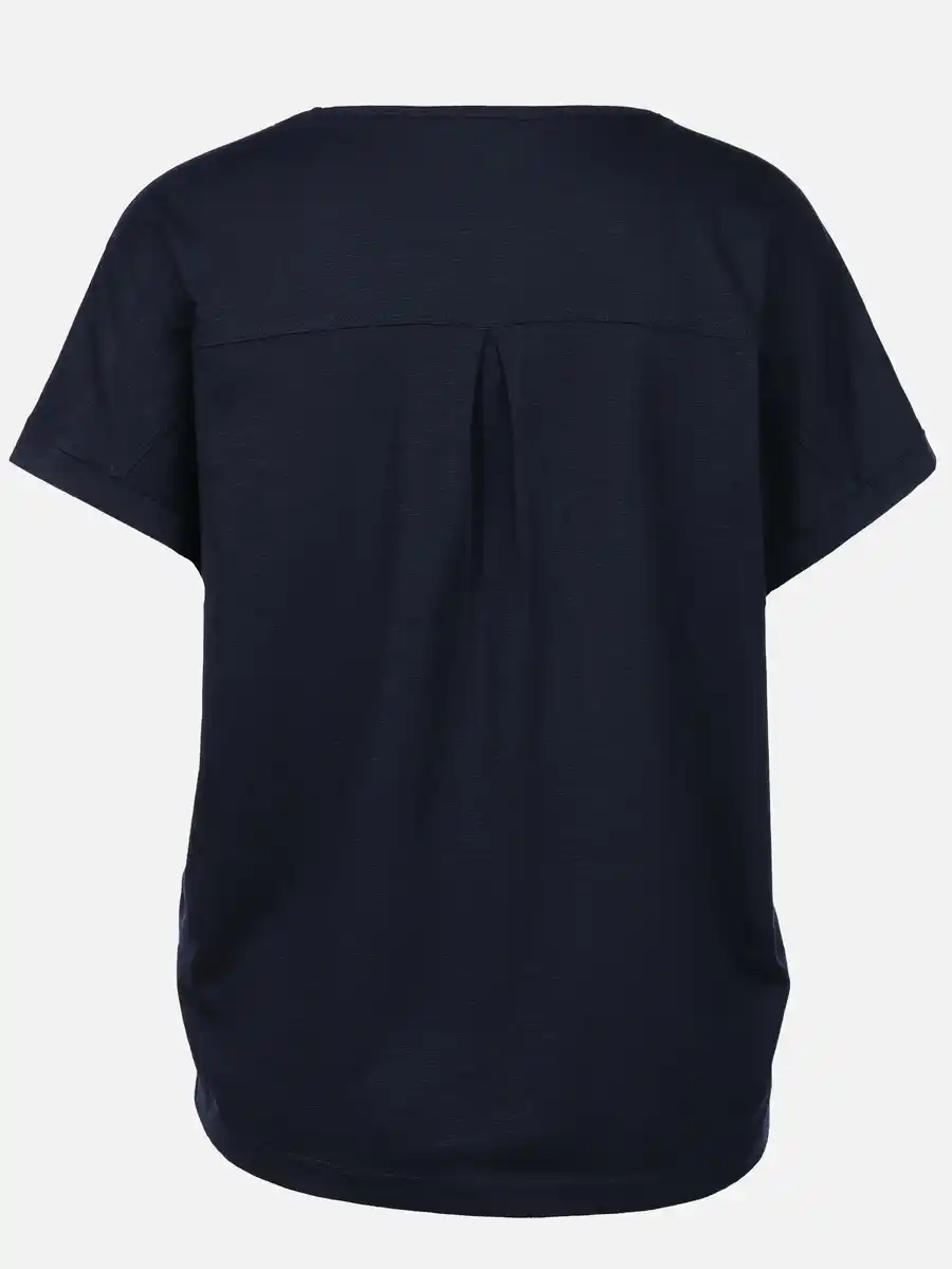 Bild 2 von Damen Shirt mit Glitzersteinchen und Glitzerprint Blau