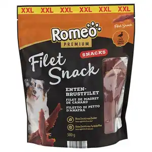 ROMEO Hund Premium Filets 500 g, Entenbrust
