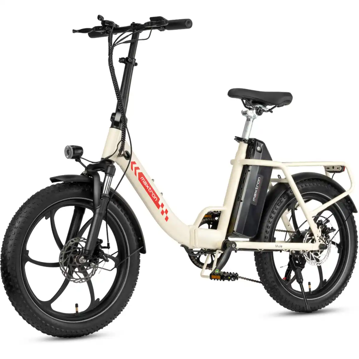 Bild 1 von Falt-E-Bike Maxtron "Mule" 20" creme-weiß