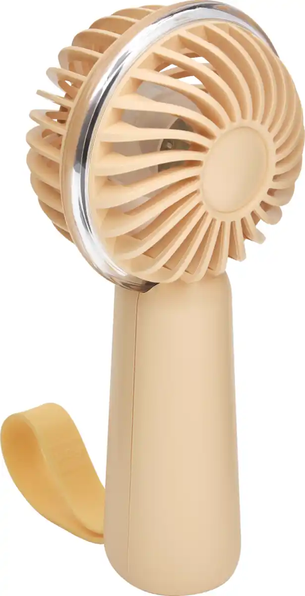 Bild 1 von IDEENWELT Akku-Handventilator apricot
