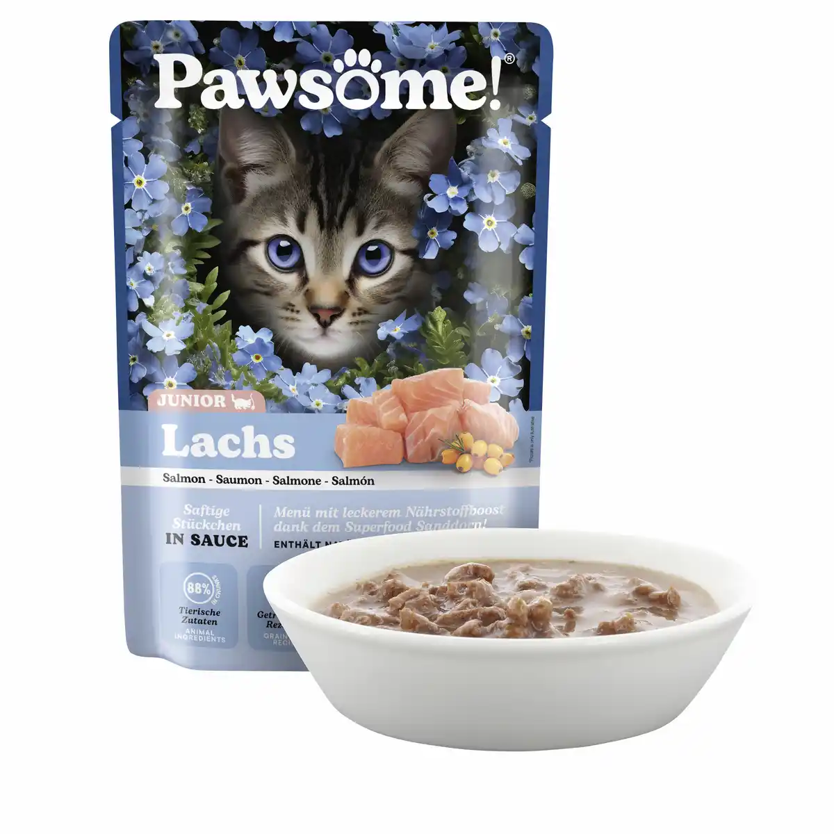 Bild 3 von Pawsome Nassfutter Junior Lachs, 85 g