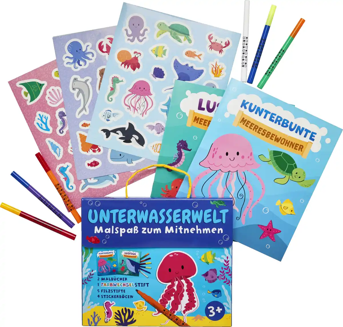 Bild 1 von IDEENWELT Malspaß zum Mitnehmen Unterwasserwelt