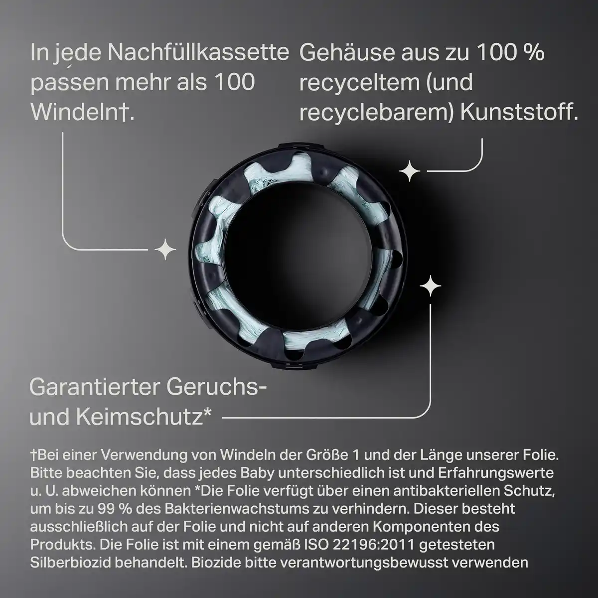 Bild 4 von tommee tippee Nachfüllkassetten für Twist & Click Windeleimer