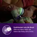 Bild 2 von PHILIPS AVENT Natural Response Nachtflasche SCY90381 3-6 Monate
