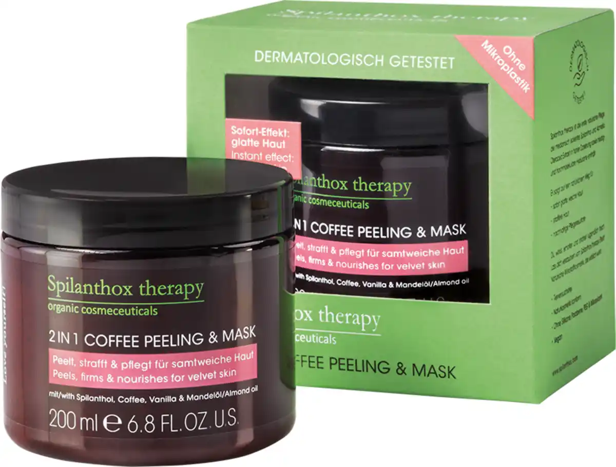 Bild 1 von Spilanthox therapy 2in1 Coffee Peeling & Mask, 200 ml