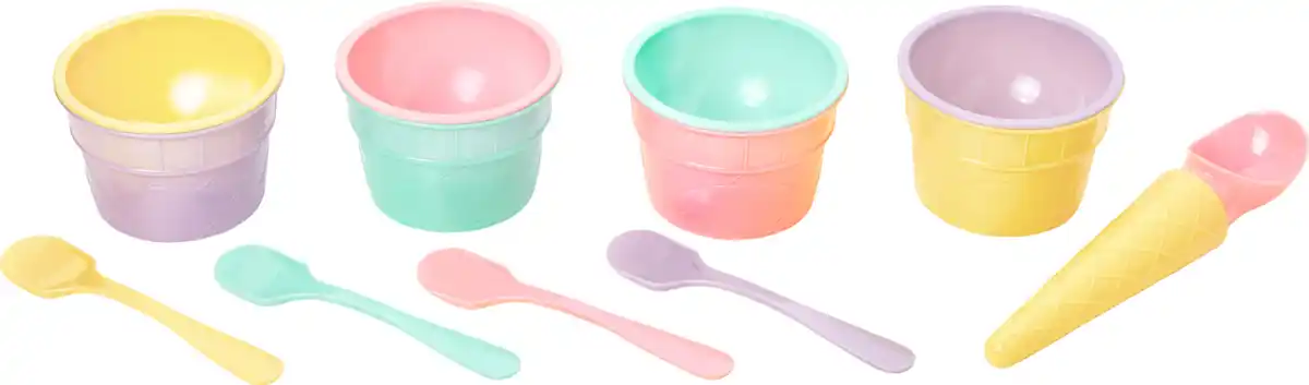 Bild 2 von IDEENWELT Eisschälchen-Set pastell