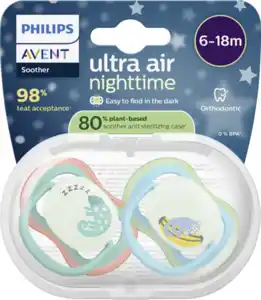 PHILIPS AVENT ultra air Schnuller Chamäleon & Affe 6-18 Monate