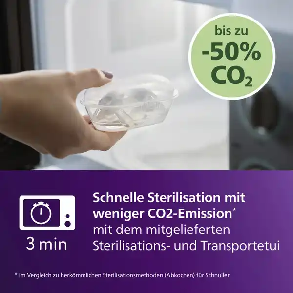 Bild 2 von PHILIPS AVENT ultra air Schnuller Mond & beige/rosa 0-6 Monate