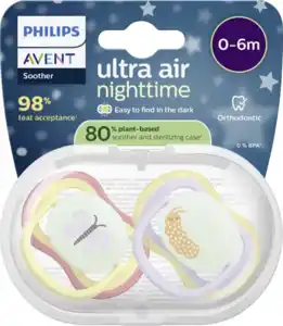 PHILIPS AVENT ultra air Schnuller Schmetterling & Raupe 0-6 Monate