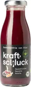 kraftschluck Bio Smoothie Sauerkirsche, Karotte & Aronia, 250 ml