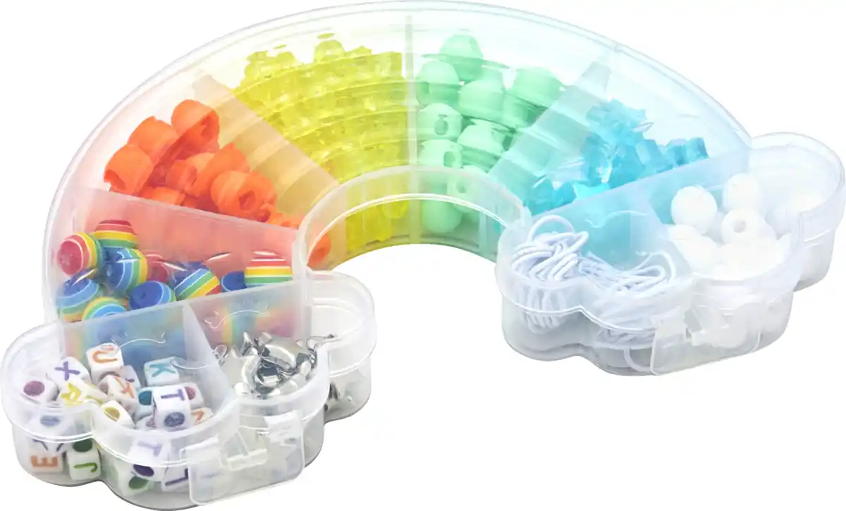 Bild 1 von IDEENWELT Perlenbastelset Sommer Regenbogen