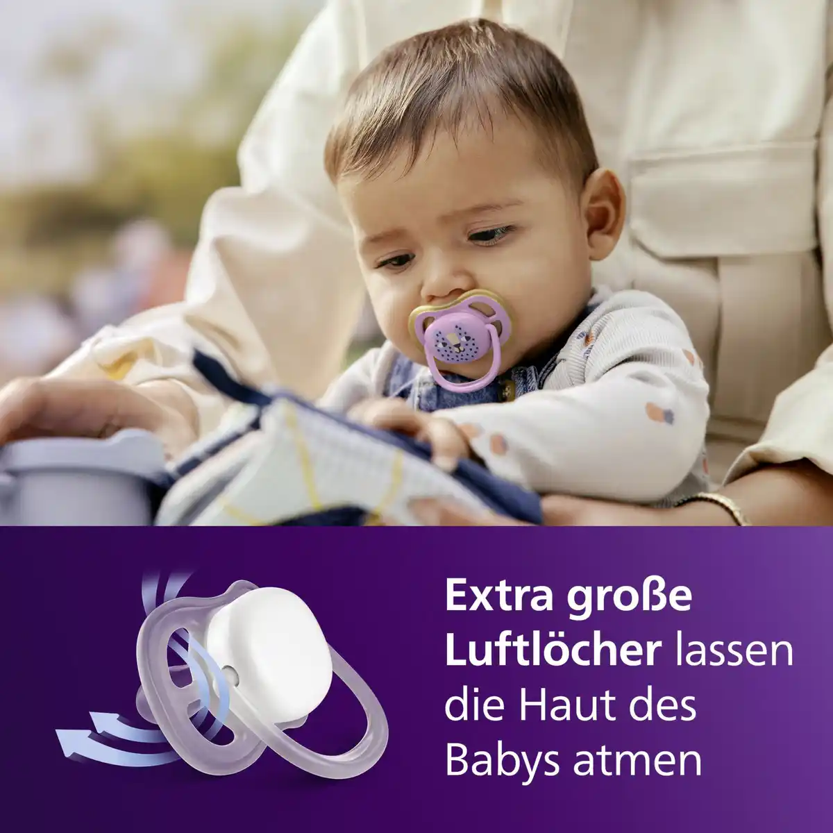 Bild 4 von PHILIPS AVENT ultra air Schnuller Blatt & Gepard 6-18 Monate