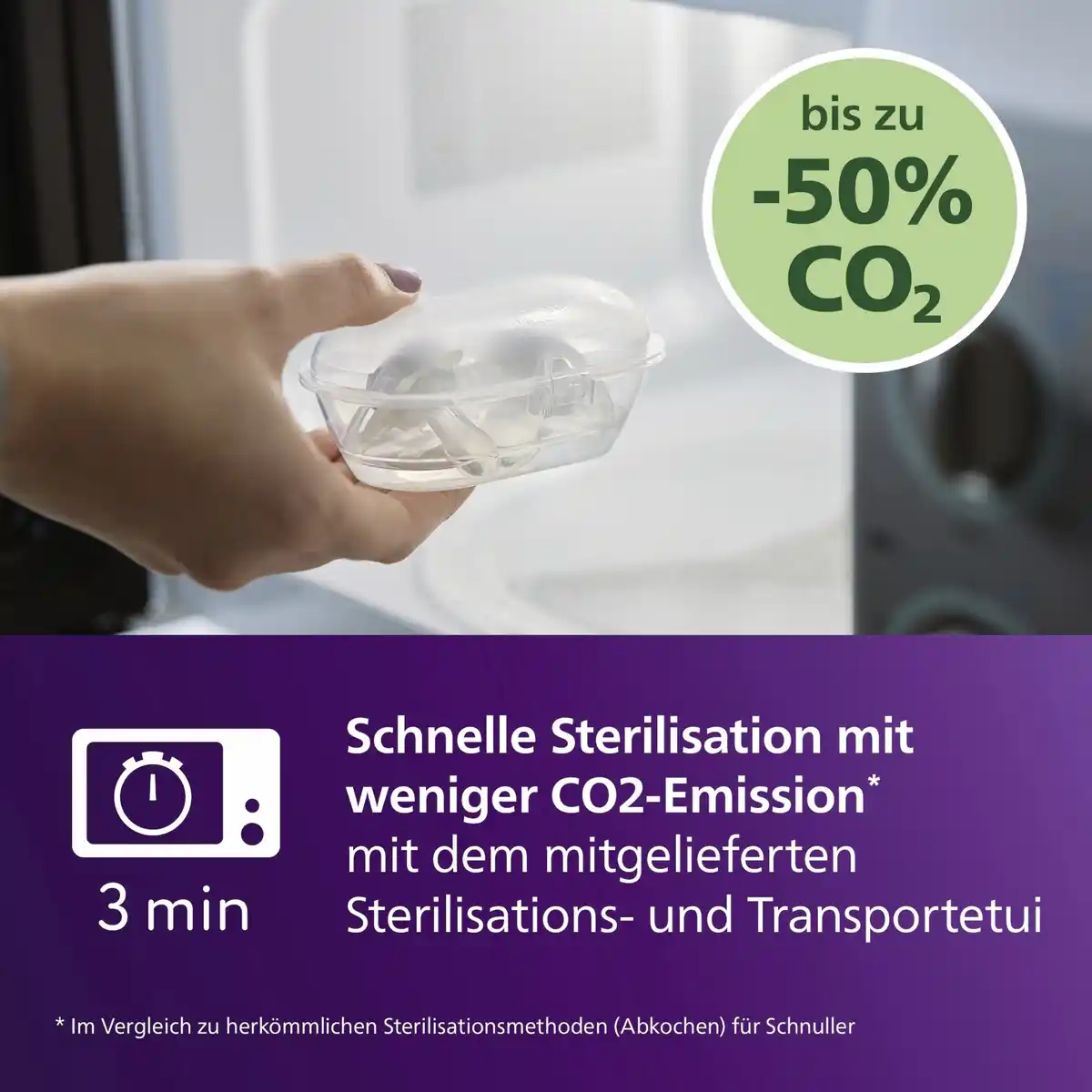 Bild 3 von PHILIPS AVENT ultra soft Schnuller hellblau & grün 0-6 Monate