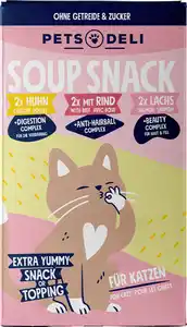 Pets Deli Functional Suppe Multipack Beauty, Digest, Anti-Hairball (AG), 240 g