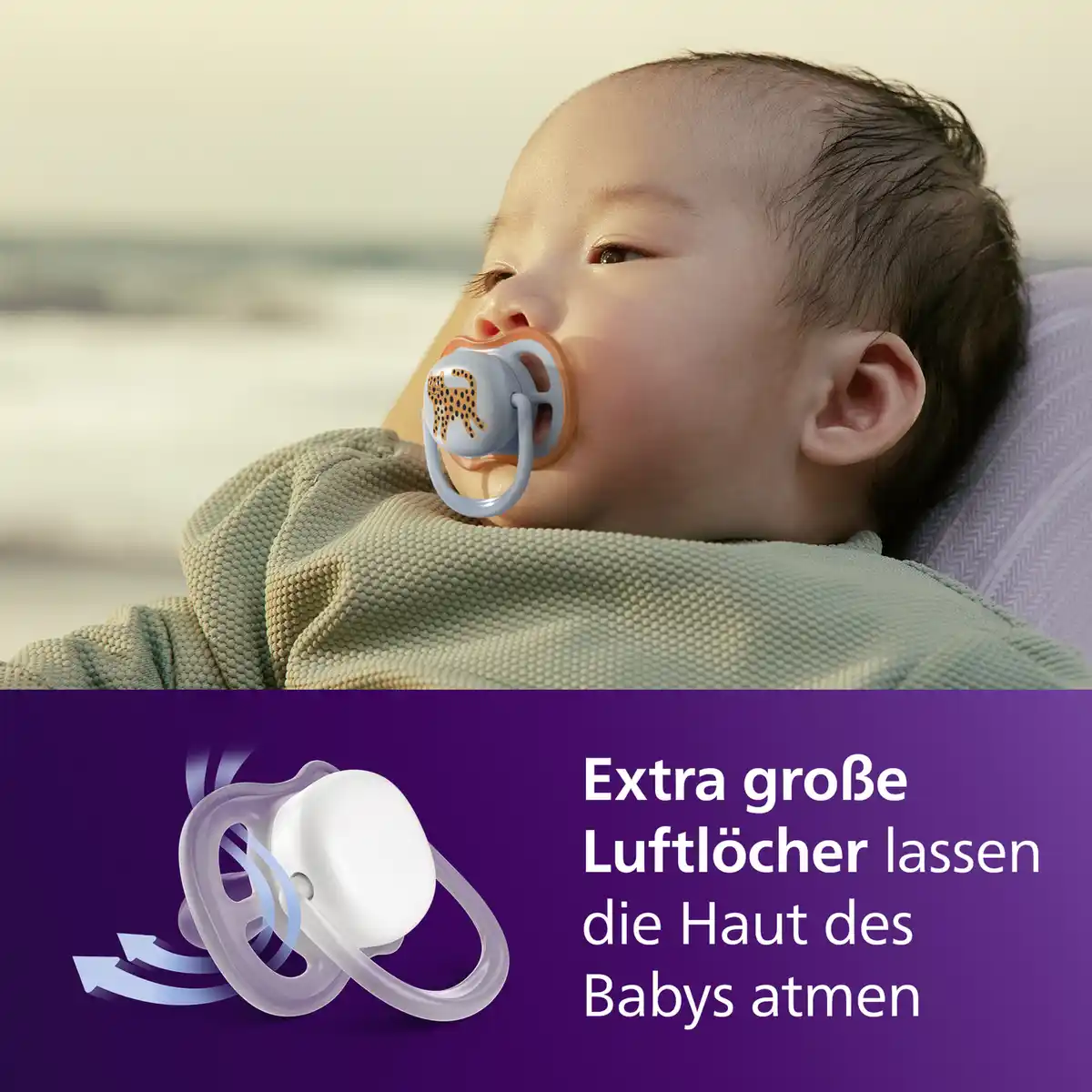 Bild 2 von PHILIPS AVENT UltraAir Schnuller 4er Set 0-6 Monate