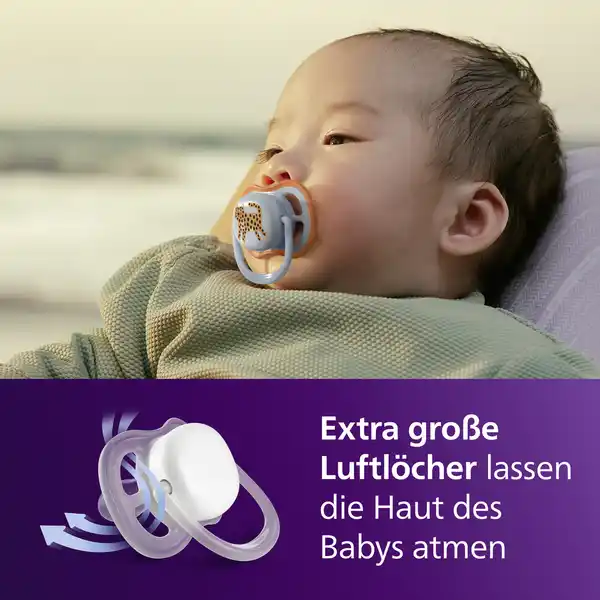 Bild 2 von PHILIPS AVENT UltraAir Schnuller 4er Set 0-6 Monate