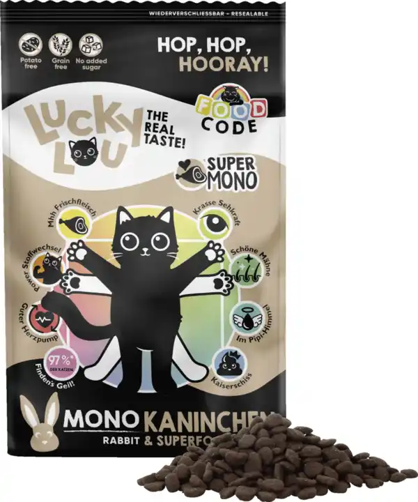 Bild 3 von Lucky Lou FoodCode Mono Kaninchen Trockenfutter, 750 g