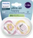 Bild 1 von PHILIPS AVENT ultra air Schnuller Blume & Käfer 6-18 Monate