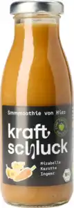 kraftschluck Bio Smoothie Mirabelle, Karotte & Ingwer, 250 ml
