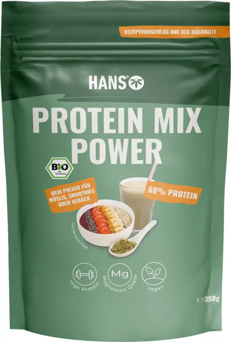 Bild 1 von HANS Brainfood Bio Powerproteinmix, 350 g