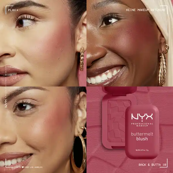 Bild 3 von NYX Professional MakeUp Buttermelt Blush 10 Back and Butta, 5 g