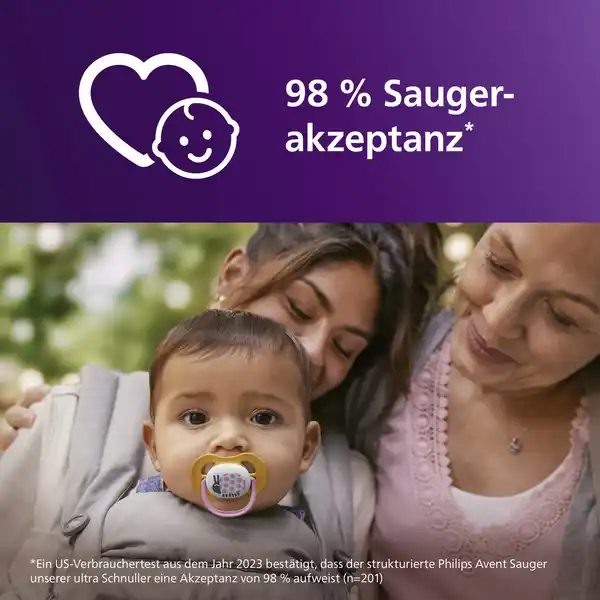Bild 2 von PHILIPS AVENT ultra air Schnuller Blätter & Muster 6-18 Monate