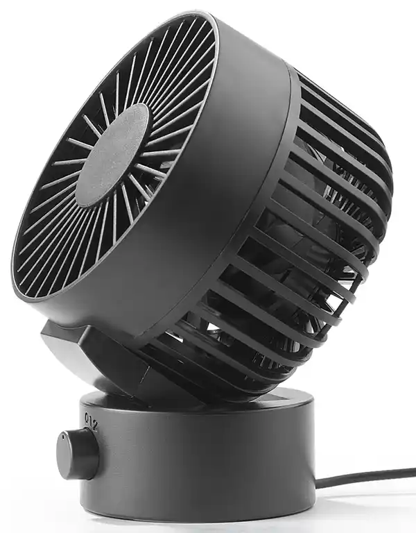 Bild 2 von IDEENWELT USB-Tischventilator schwarz