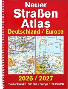 IDEENWELT Straßenatlas Deutschland/Europa 2026/2027