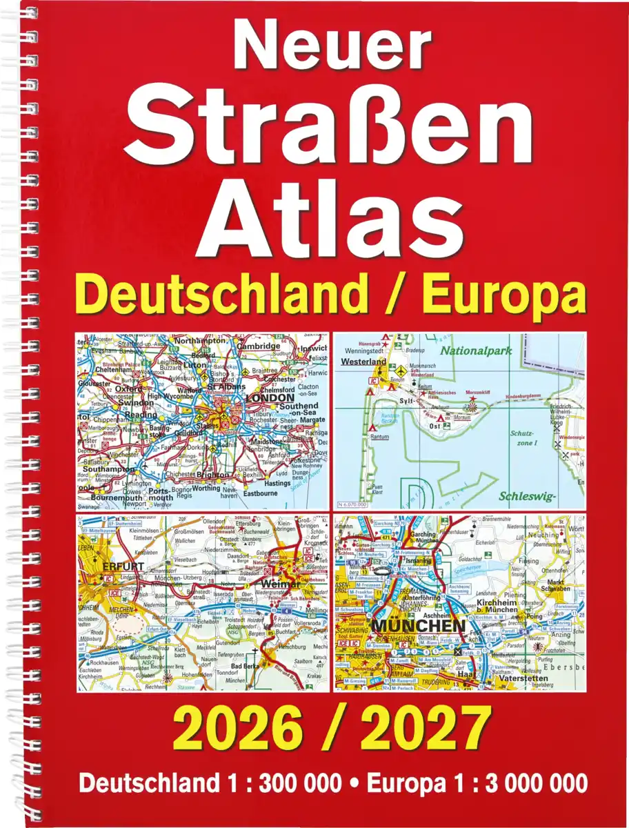 Bild 1 von IDEENWELT Straßenatlas Deutschland/Europa 2026/2027