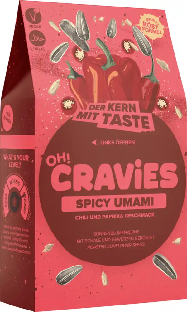 Bild 3 von OH!CRAViES Sonnenblumenkerne - Spicy Umami, 60 g