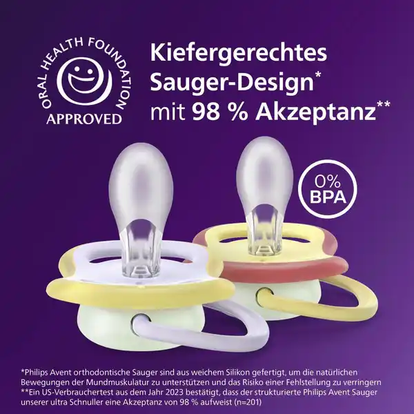 Bild 3 von PHILIPS AVENT ultra air Schnuller Faultier & Tiger 0-6 Monate