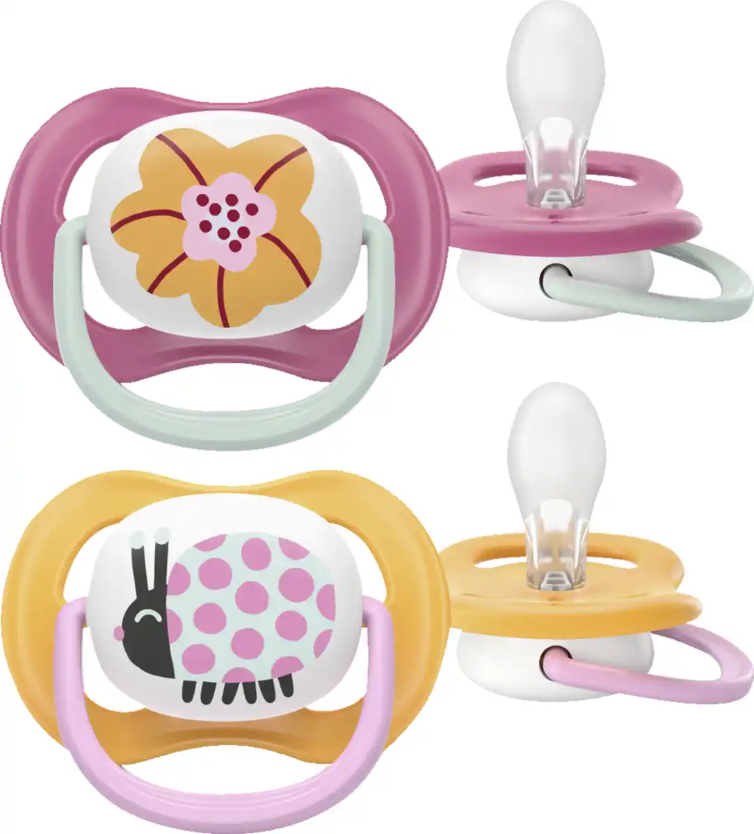 Bild 2 von PHILIPS AVENT ultra air Schnuller Blume & Käfer 6-18 Monate
