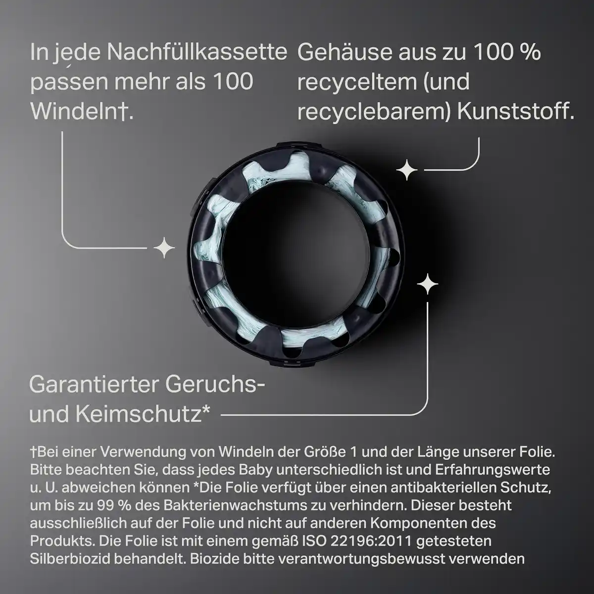 Bild 3 von tommee tippee Nachfüllkassetten für Twist & Click Windeleimer