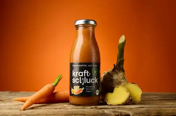 Bild 3 von kraftschluck Bio Smoothie Mirabelle, Karotte & Ingwer, 250 ml