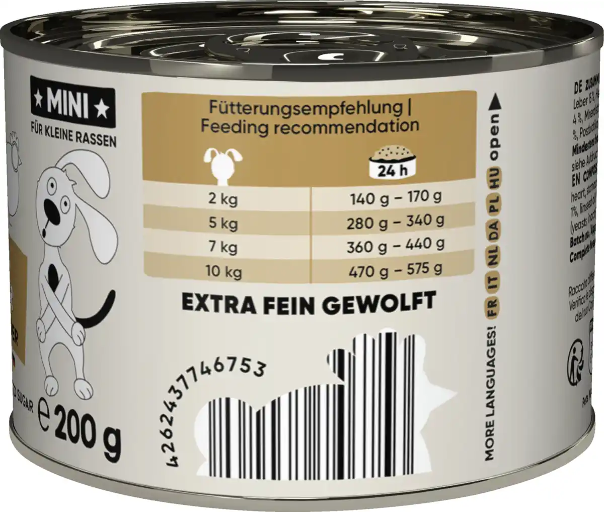 Bild 2 von Lucky Jim Hundenassfutter Mini Huhn & Leber, 200 g