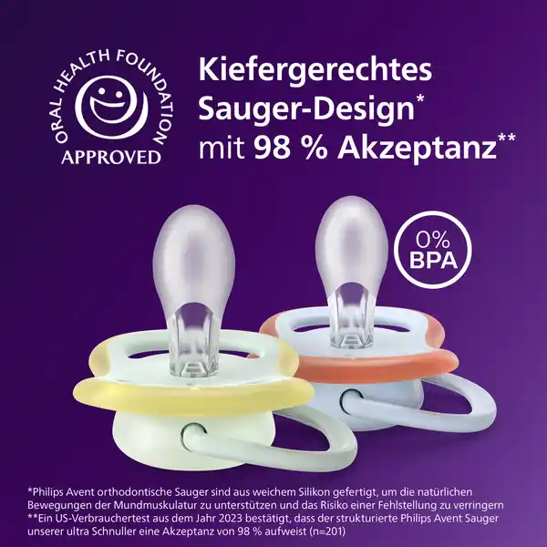 Bild 3 von PHILIPS AVENT UltraAir Schnuller 4er Set 0-6 Monate