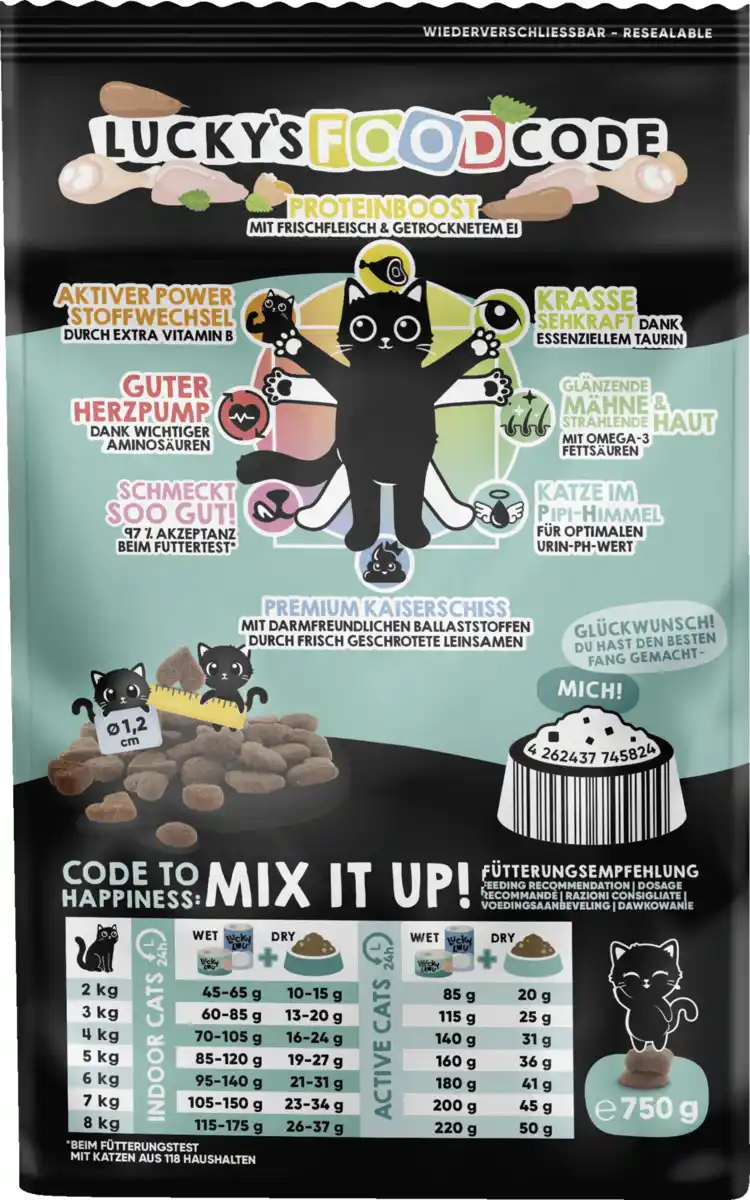 Bild 2 von Lucky Lou FoodCode Mono Forelle, 750 g
