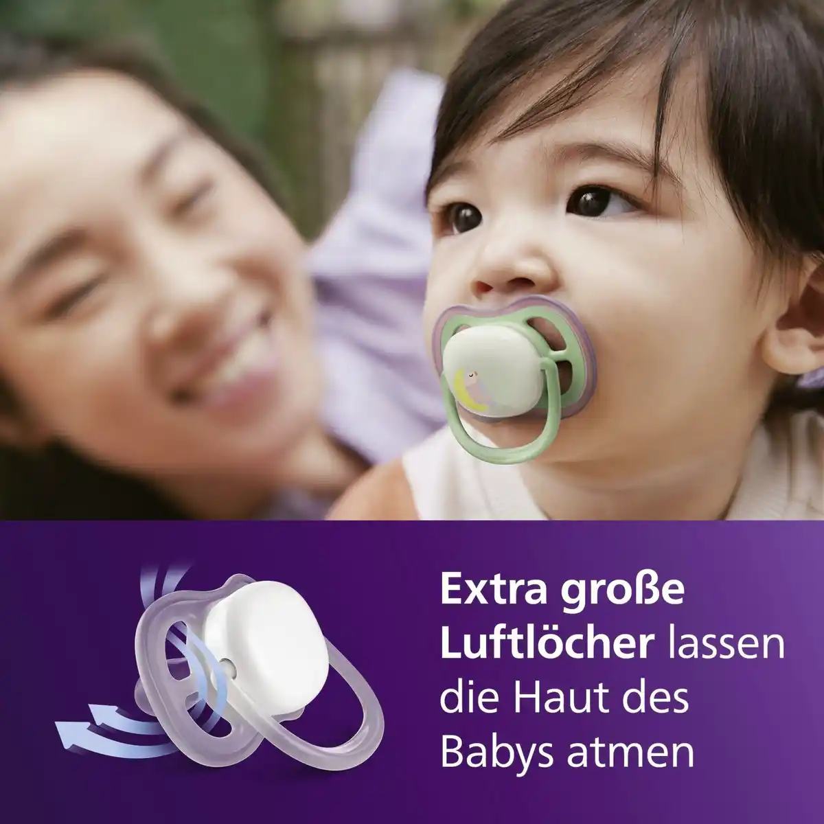 Bild 4 von PHILIPS AVENT ultra air Schnuller Vogel & Schmetterling 6-18 Monate