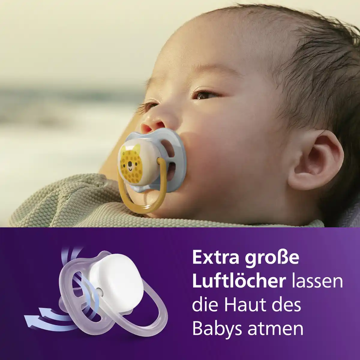 Bild 3 von PHILIPS AVENT ultra air Schnuller Blätter & Muster 6-18 Monate