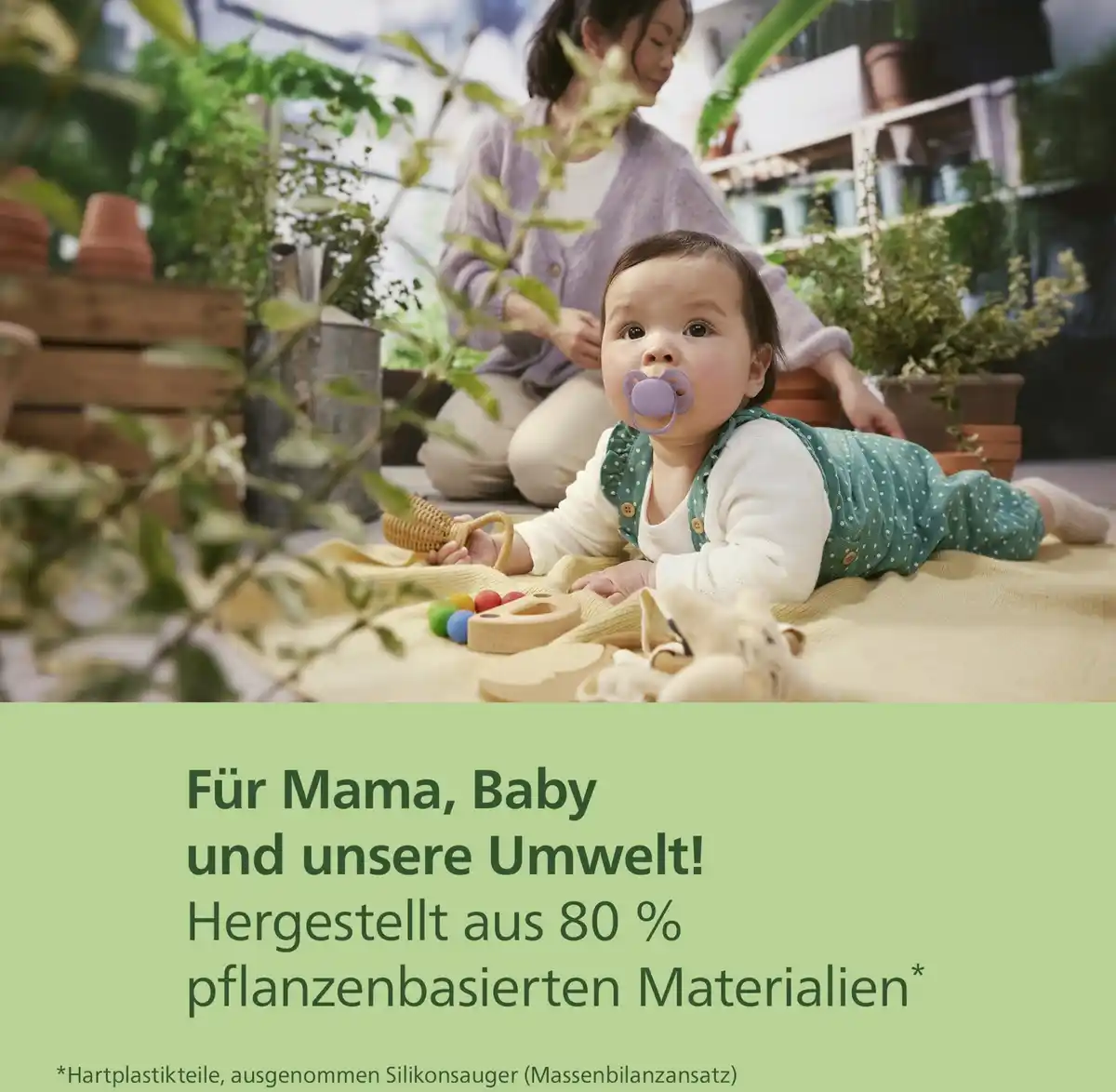 Bild 2 von PHILIPS AVENT ultra soft Schnuller beige & rosa 0-6 Monate