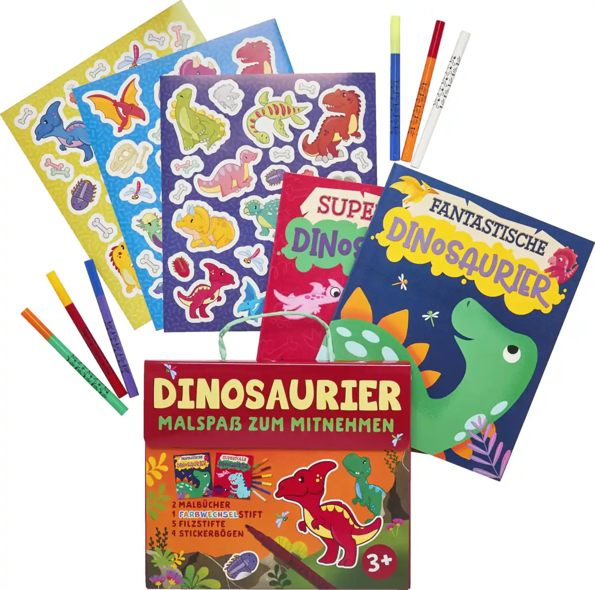 Bild 1 von IDEENWELT Malspaß zum Mitnehmen Dinosaurier