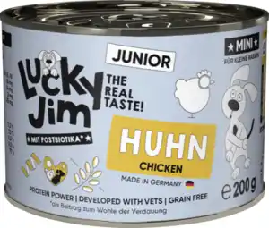 Lucky Jim Hundenassfutter Junior Mini Huhn, 200 g