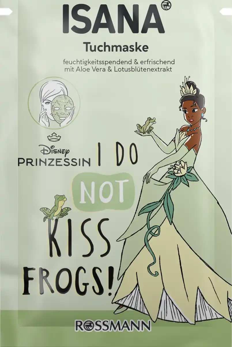 Bild 1 von ISANA Disney Tuchmaske I do not kiss frogs!